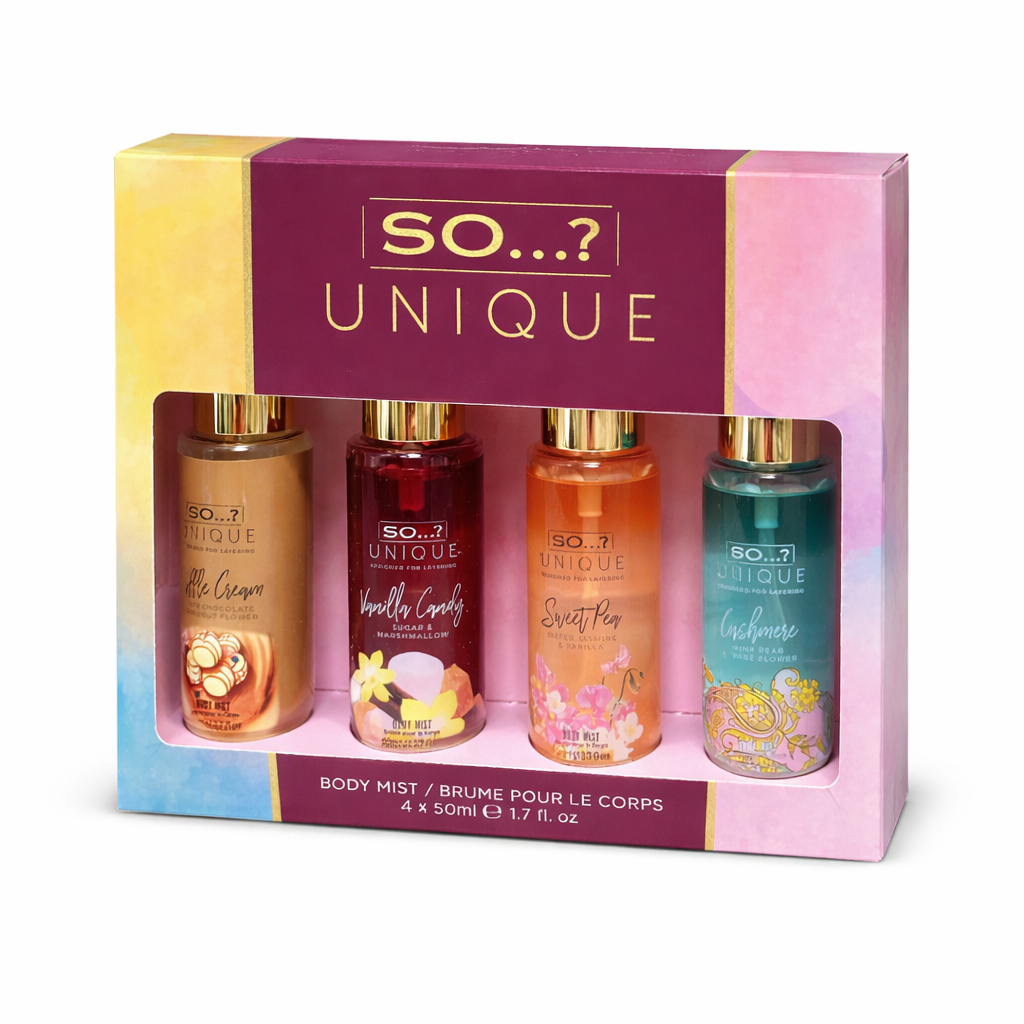 Coffret 4 Mini Brumes So Unique