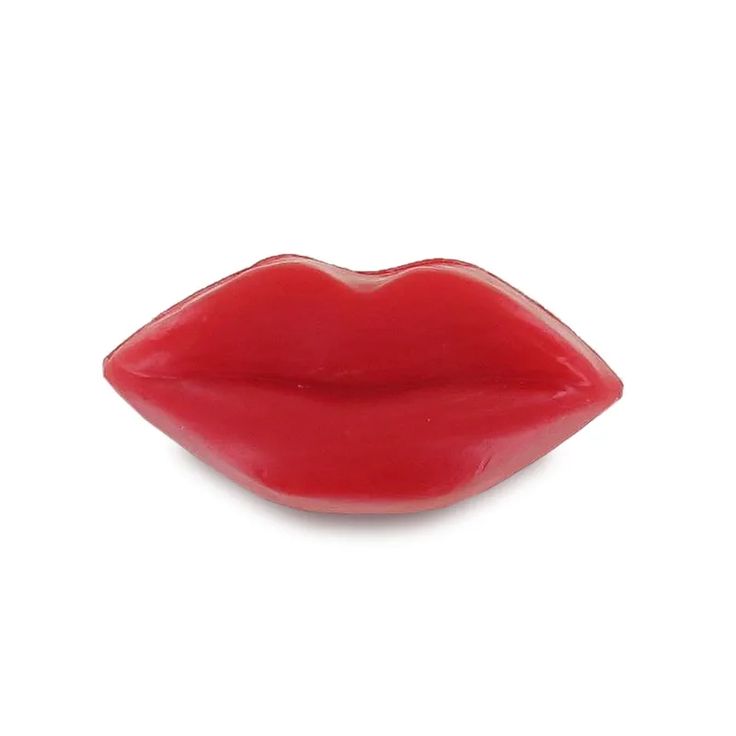 Savon forme lèvres rouges