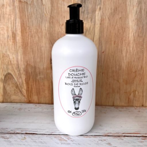 Crème de douche au lait d’ânesse bio