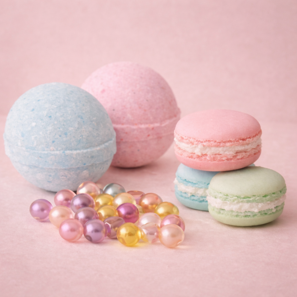 Boule et perle de bain