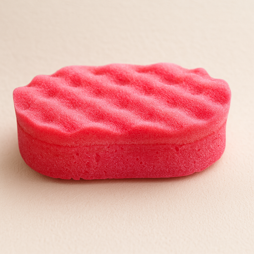 Eponge moussante CERISE