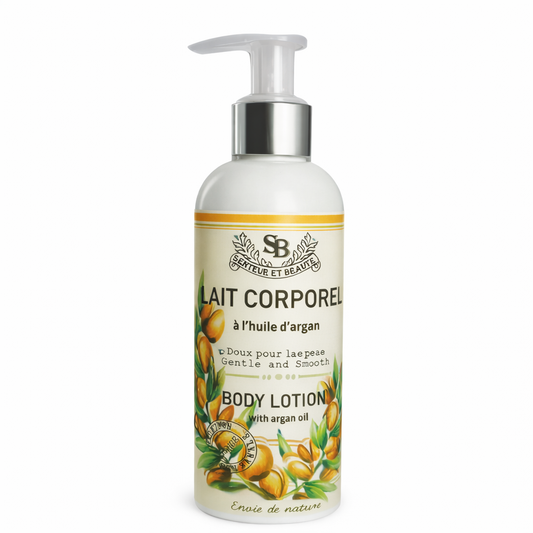 Laits corps à l'huile d'argan