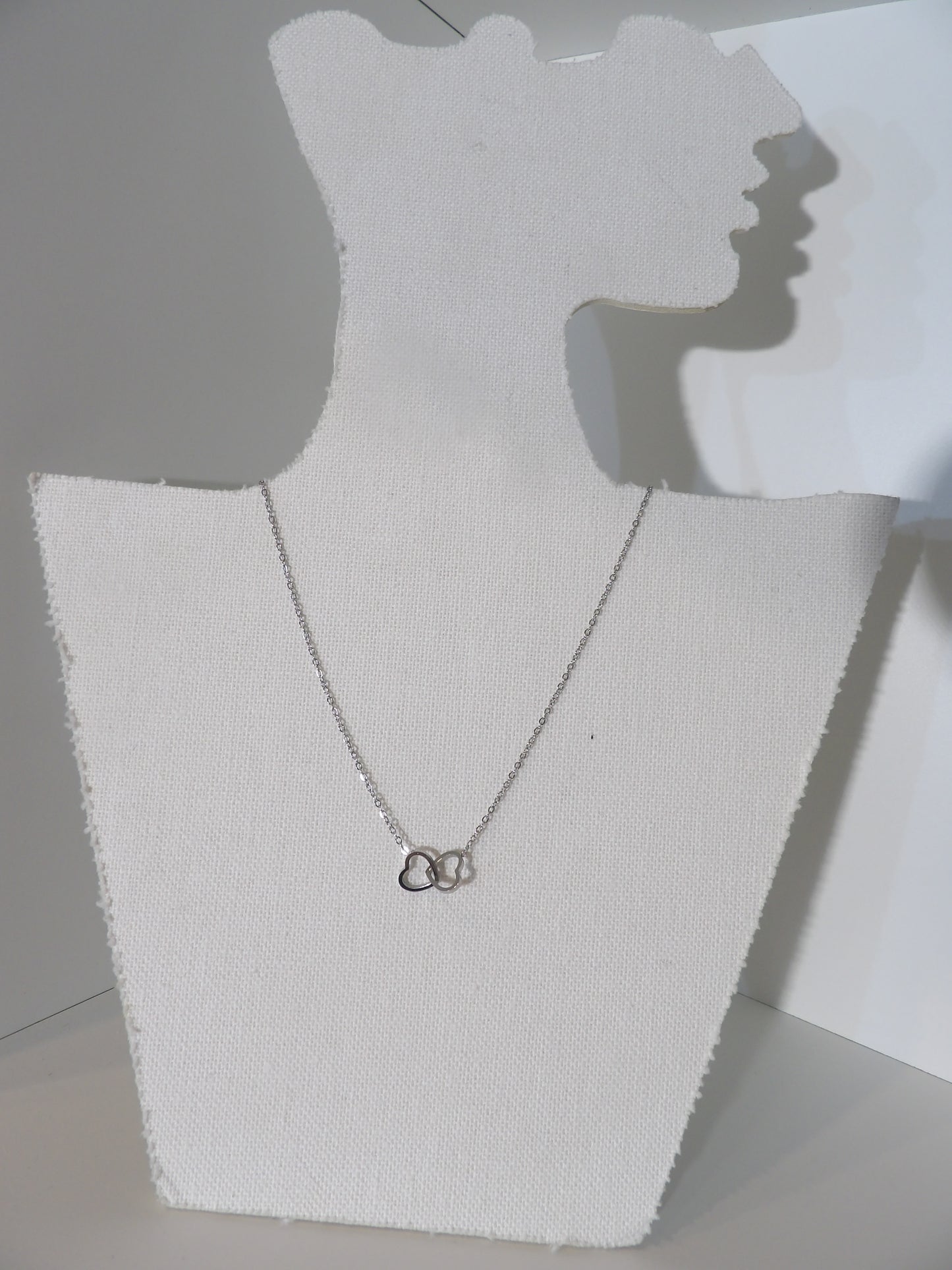 COLLIER DOUBLE COEUR  ÉMILIE