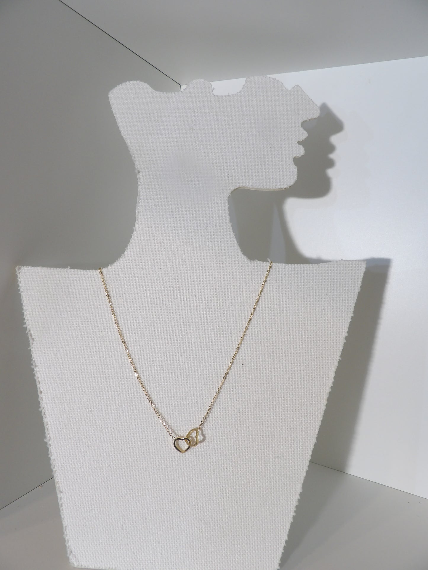 COLLIER DOUBLE COEUR  ÉMILIE