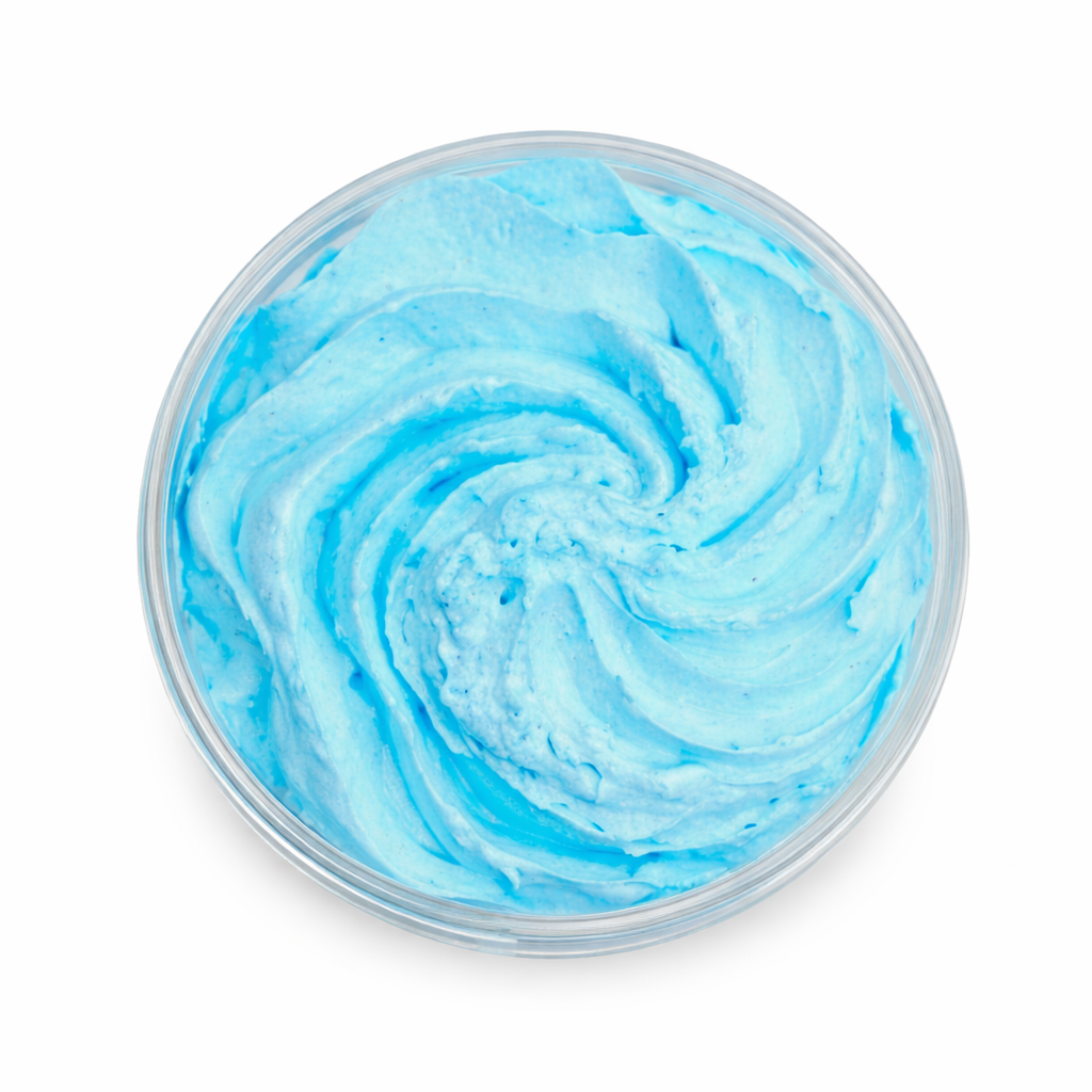 Chantilly de douche et bain Schtroumpf artisanal