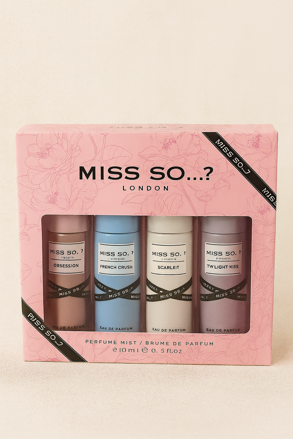 Coffret 4 Mini Brumes So Unique