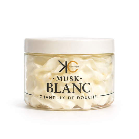 Chantilly de douche Musk Blanc