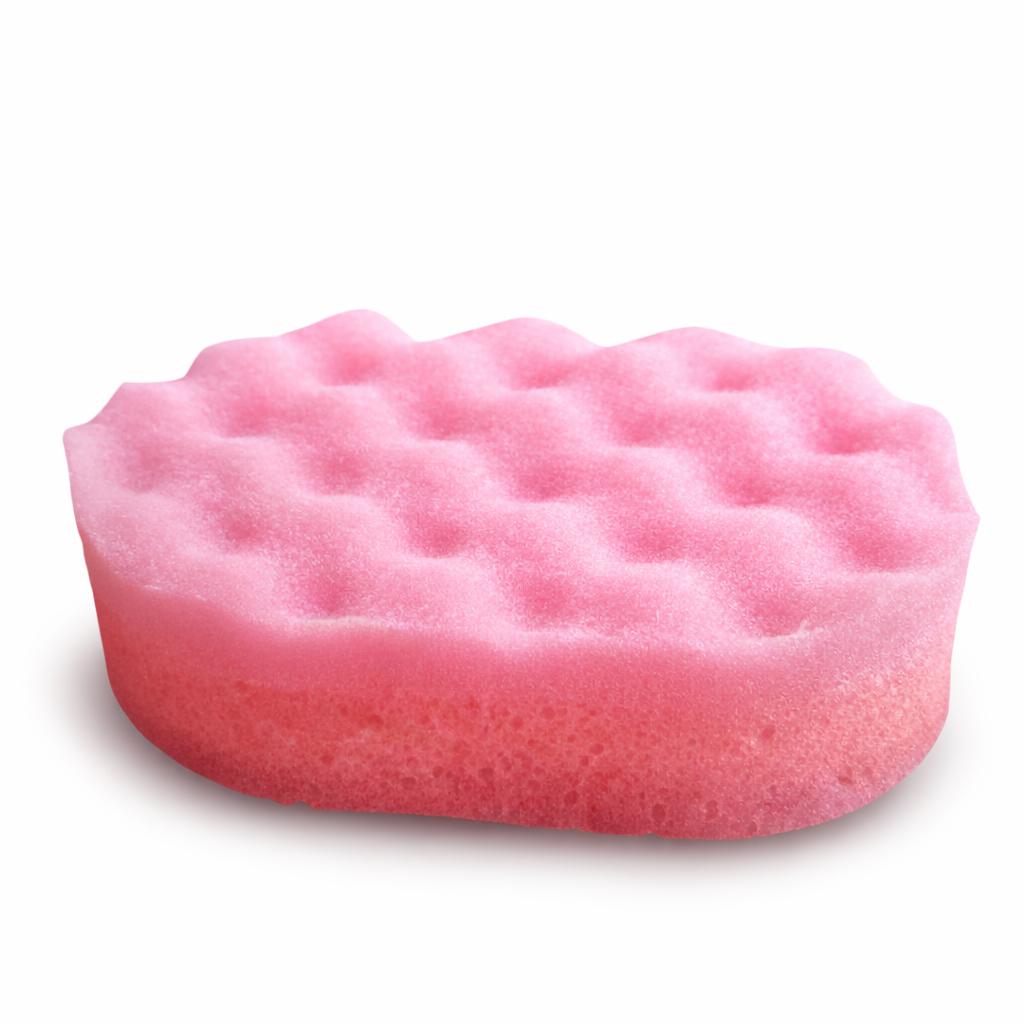 Eponge moussante FRAMBOISE