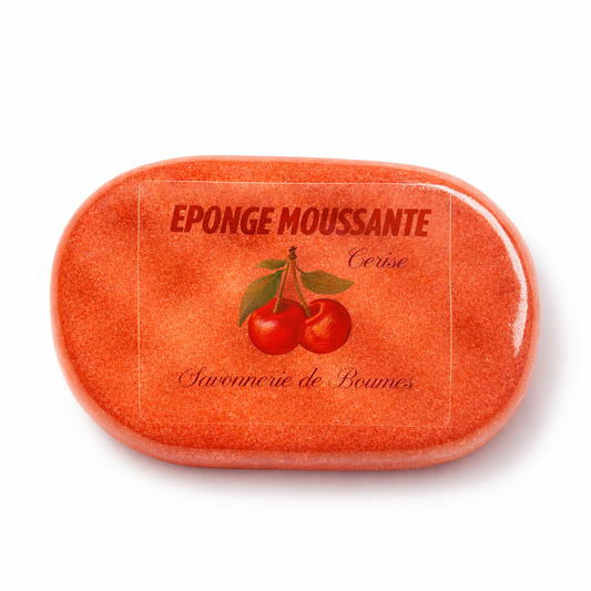 Eponge moussante CERISE