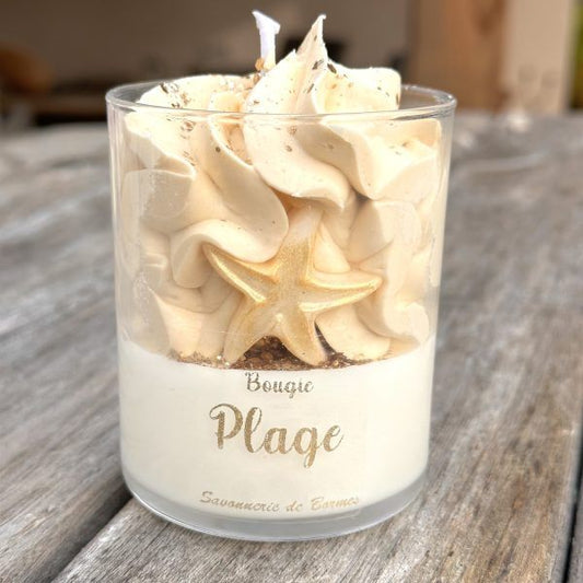 Bougie pâtissière  Jour de plage