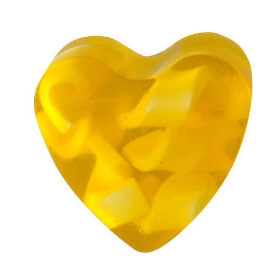 Savon glycérine cœur parfum Citron