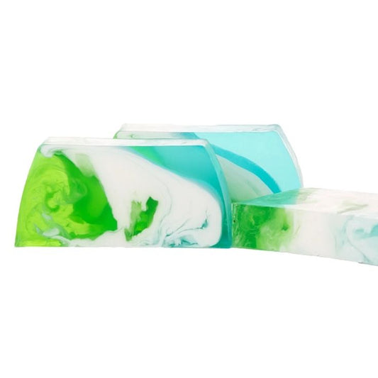 tranche de savon glycérine - Menthe des montagnes
