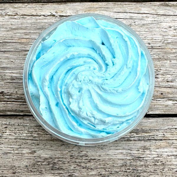 Chantilly de douche et bain Schtroumpf artisanal